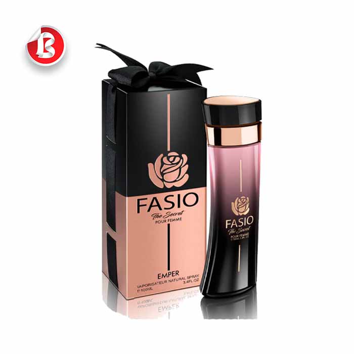 عکس اصلی عطر و ادکلن زنانه فاسیو مشکی سکرت امپر Emper Fasio Black Secret