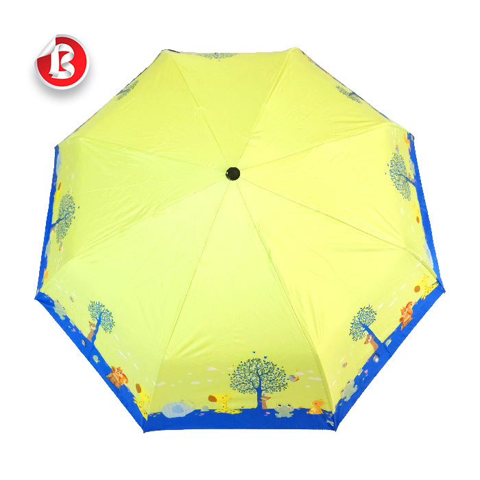 عکس اصلی چتر دخترانه تاشو اتوماتیک طرح فانتزی کد 05