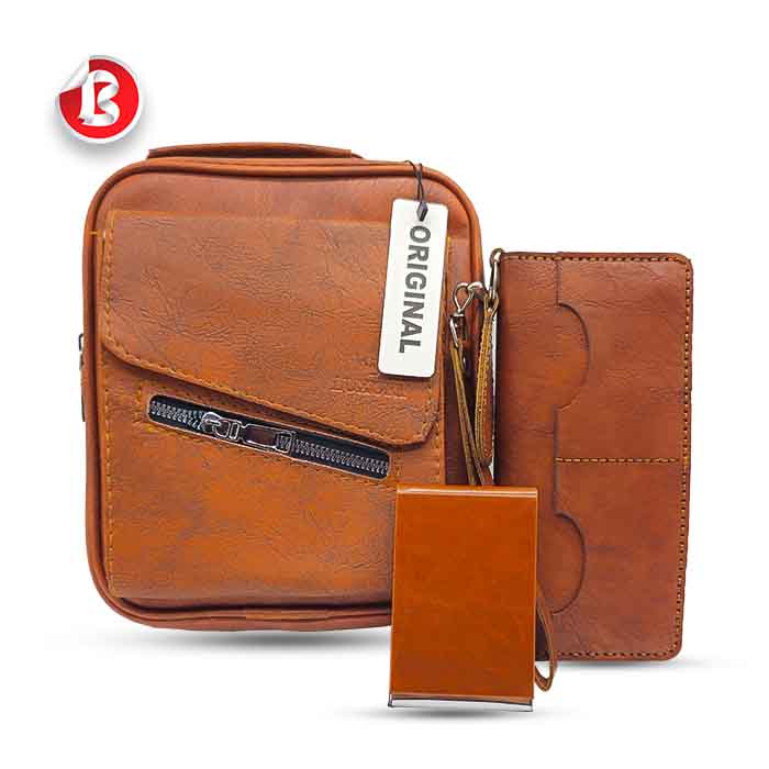 عکس اصلی ست کیف دوشی و کیف پول و جاکارتی کد 101