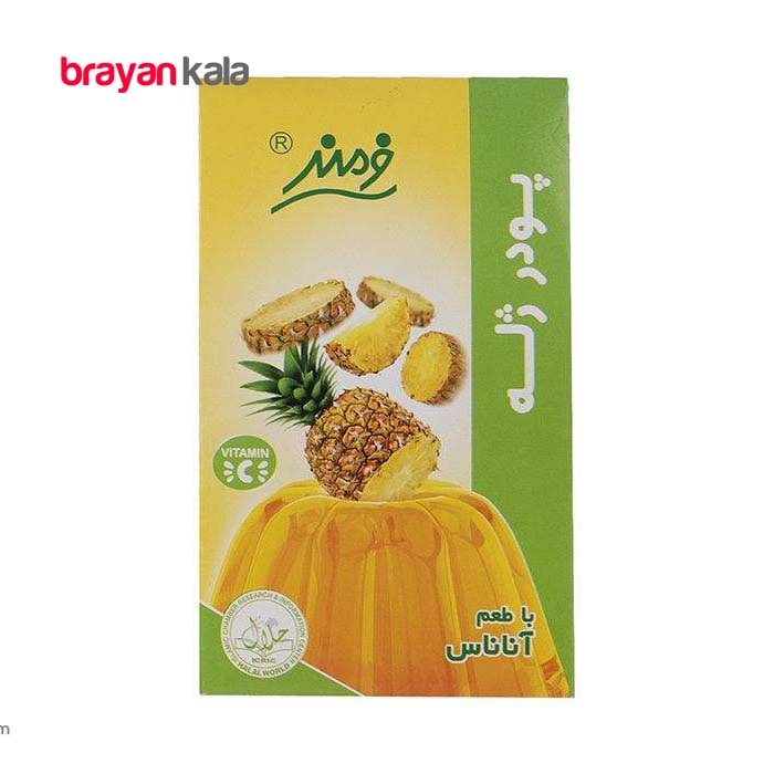 عکس اصلی پودر ژله آناناس فرمند مقدار 100 گرم