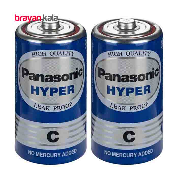 عکس اصلی باتری C پاناسونیک مدل Hyper بسته 2 عددی