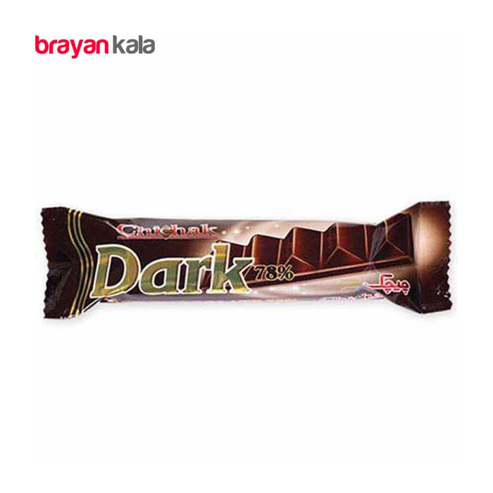 عکس اصلی شکلات تلخ %78 چیچک