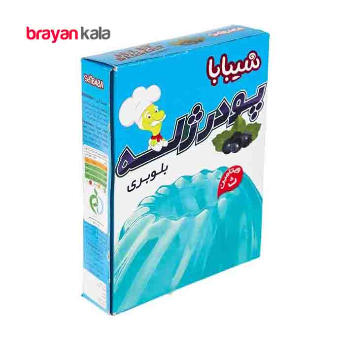 عکس شماره:0 , پودر ژله بلوبری شیبابا وزن 100 گرم