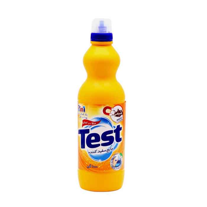 عکس اصلی مایع سفید کننده تست (Test) وزن 1000 گرم