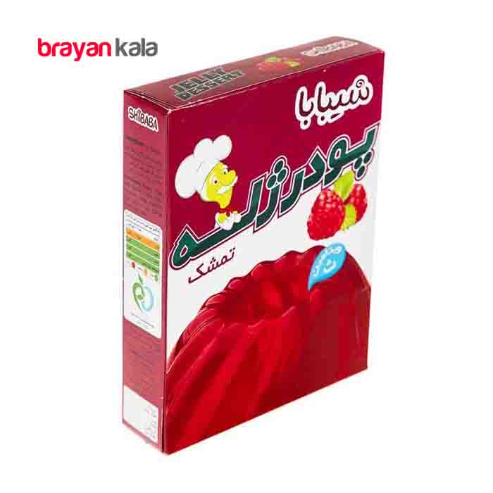 عکس شماره:0 , پودر ژله تمشک شیبابا وزن 100 گرم