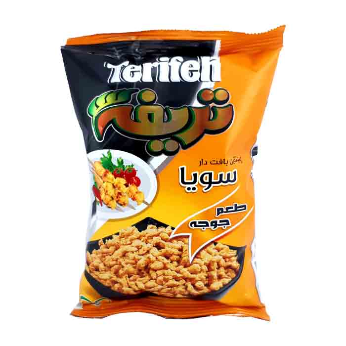 عکس اصلی سویا بافت دار 100 گرمی تریفه با طعم جوجه کباب