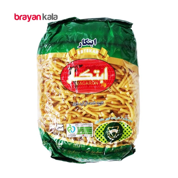 عکس اصلی ماکارونی فرمی لوله ای 1000 گرمی ابتکار