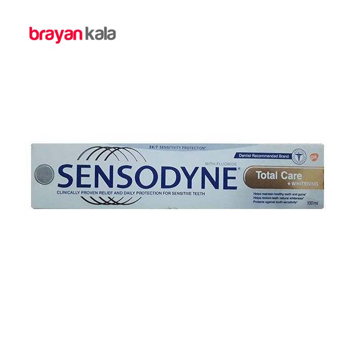عکس اصلی خمیر دندان سنسوداین مدل Total Care حجم 100 میلی لیتر