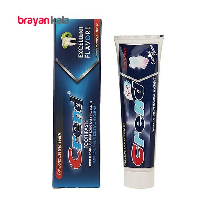 عکس اصلی خمیر دندان کرند مدلExcellent flavore مقدار 120 گرم