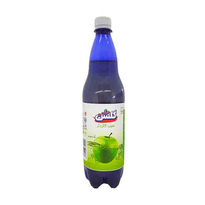 عکس اصلی نوشیدنی گازدار سیب گلشن حجم 1 لیتر
