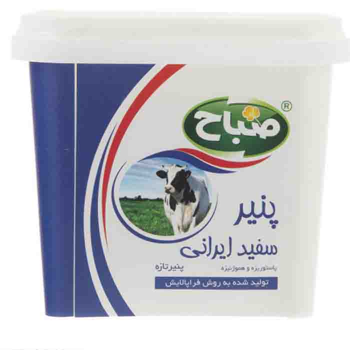 عکس اصلی پنیر 450 گرمی سفید ایرانی صباح