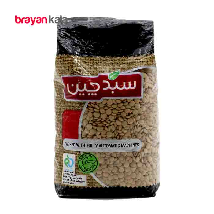 عکس اصلی عدس 900 گرمی سبدچین
