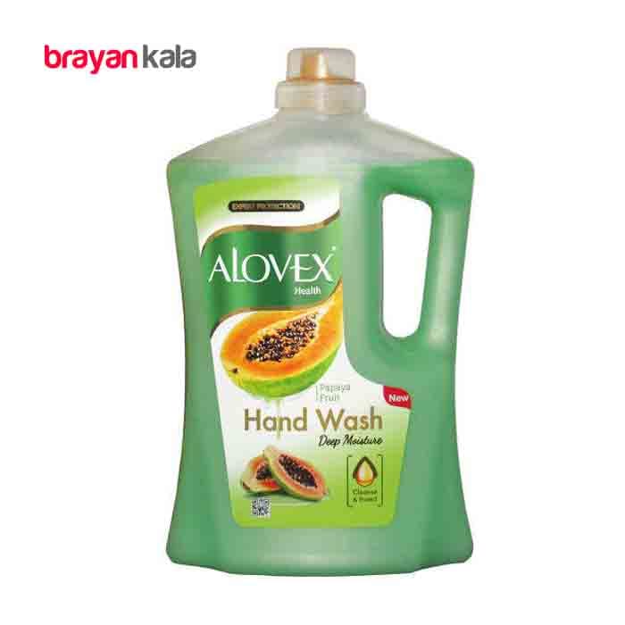 عکس اصلی مایع دستشویی کرمی آلوکس مدل papaya fruit حجم 3750 میلی‌ لیتر