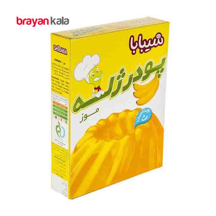 عکس شماره:0 , پودر ژله موز شیبابا وزن 100 گرم