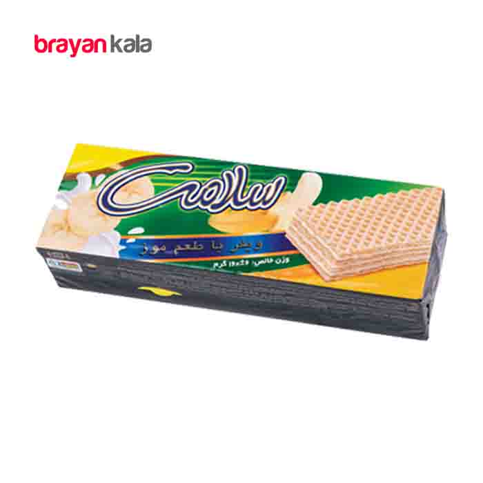 عکس اصلی ویفر سلامت با طعم موزی
