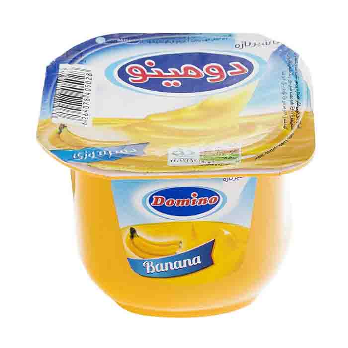 عکس اصلی دسر موزی 100 گرمی دومینو