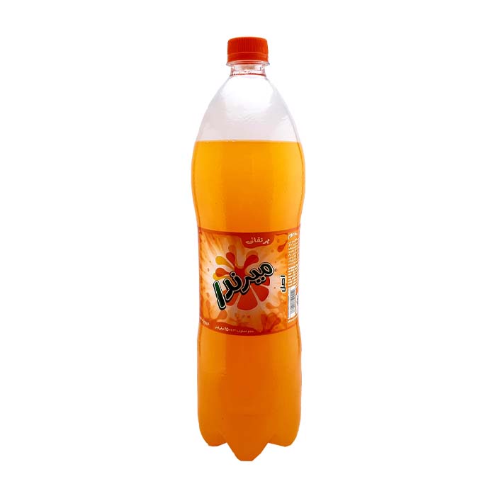 عکس اصلی نوشابه گاز دار با طعم پرتقال میرندا مقدار 1.5 لیتر