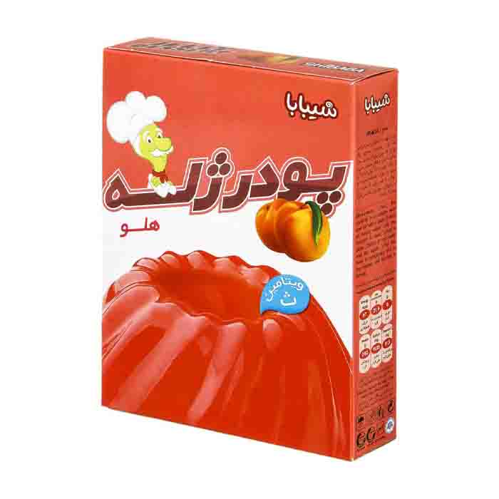 عکس شماره:0 , پودر ژله هلو شیبابا وزن 100 گرم