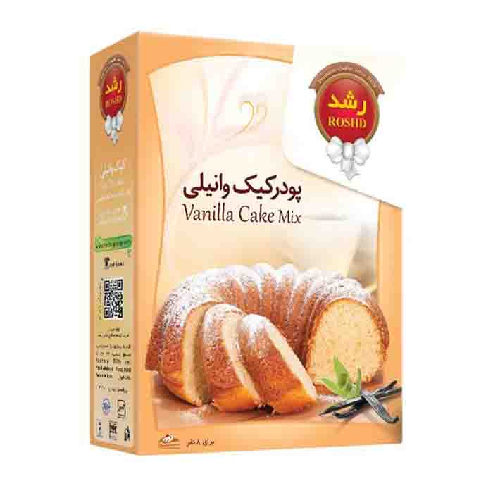 عکس اصلی پودر کیک وانیلی رشد 400 گرم