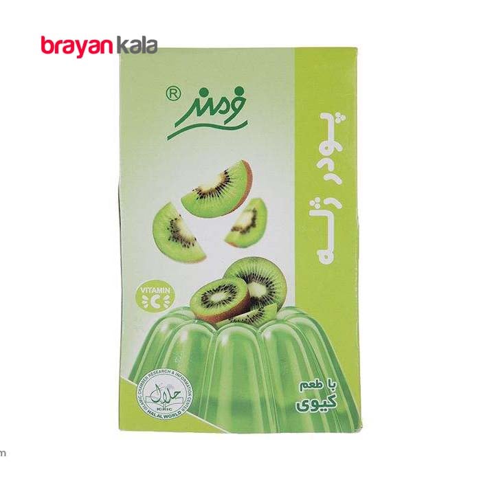 عکس اصلی پودر ژله فرمند با طعم کیوی مقدار 100 گرم