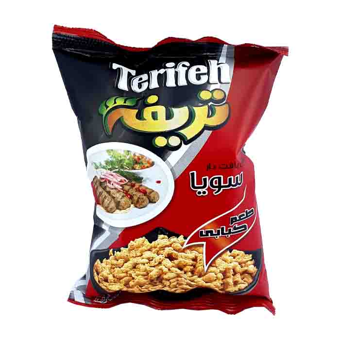 عکس اصلی سویا بافت دار 100 گرمی تریفه با طعم کباب